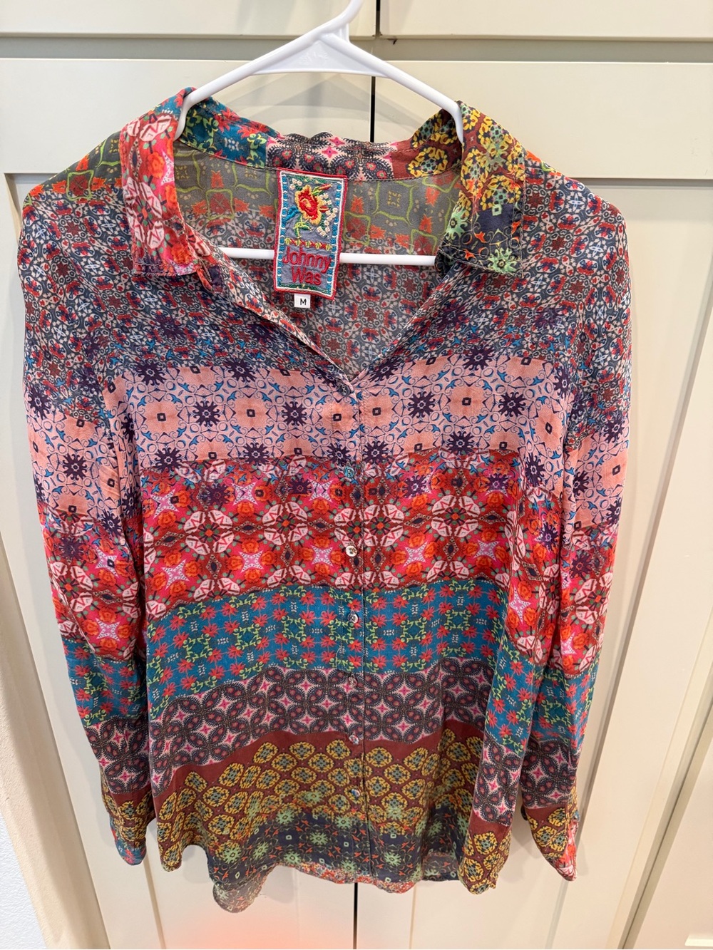 Johnny Was Button-Up Blouse